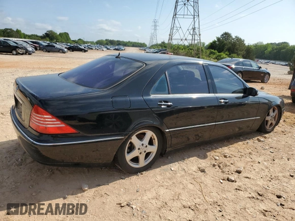2004 Mercedes-Benz S 320/430/500 with VIN WDBNG75J84A427016, listed as a Copart auction lot 55009715 with Not Provided miles and Clean Title. Bid and sale history available at carsss.com. Image 3.