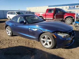 2011 BMW Z4 sDrive30i with VIN WBALM5C58BE379080, listed as a Copart auction lot 46605385 with 108,335 mi miles and Salvage Title. Bid and sale history available at carsss.com. Image 4.