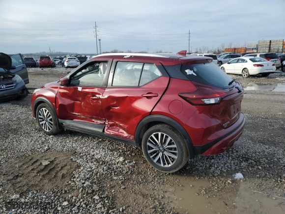 2022 Nissan Kicks SV with VIN 3N1CP5CV6NL486209, listed as a Copart auction lot 44530725 with 97,460 mi miles and Salvage Title. Bid and sale history available at carsss.com. Image 2.