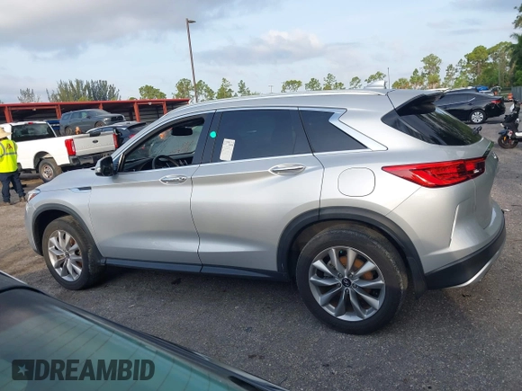 2021 Infiniti QX50 Luxe with VIN 3PCAJ5BA7MF105890, listed as a IAAI auction lot 42346569 with 26,784 mi miles and . Bid and sale history available at DreamBid. Image 14.