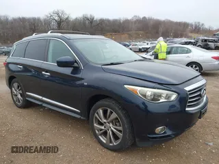 2015 Infiniti QX60 with VIN 5N1AL0MM7FC536181, listed as a IAAI auction lot 41068747 with 111,917 mi miles and . Bid and sale history available at DreamBid. Image 1.