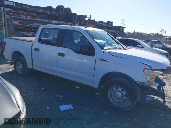 2019 Ford F-150 XL with VIN 1FTEW1C51KKC22877, listed as a IAAI auction lot 41774791 with 143,939 mi miles and . Bid and sale history available at DreamBid. Image 1.