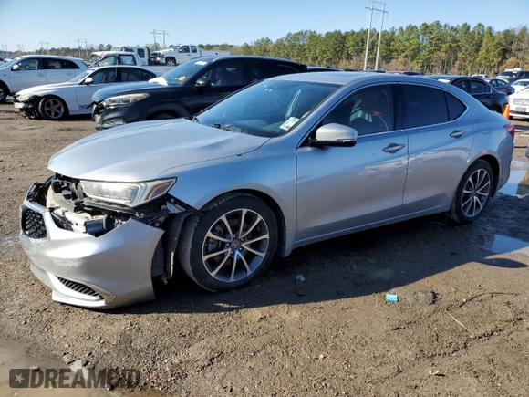 2018 Acura TLX with VIN 19UUB3F30JA000866, listed as a Copart auction lot 41831105 with 93,505 mi miles and Salvage Title. Bid and sale history available at carsss.com. Image 1.