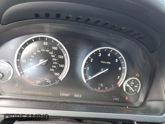 2013 BMW 7 Series 740Li xDrive z VIN WBAYF4C53DDE23895, wystawiony jako Copart lot #47223065 z przebiegiem 135 567 mil mil oraz Szkoda całkowita • Salvage title. Historia ofert i sprzedaży dostępna na DreamBid. Obrazek 9.