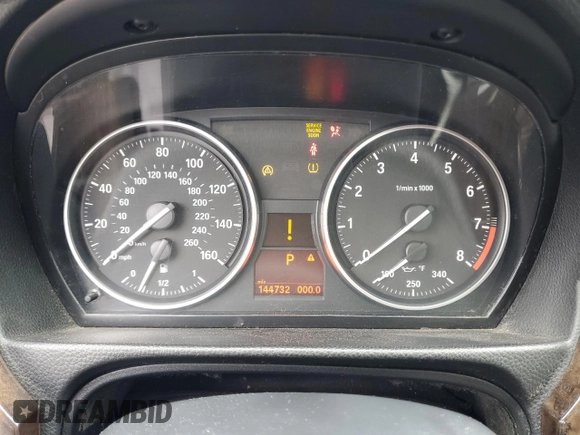 2010 BMW 3 Series with VIN WBAWV5C51AP081516, listed as a Copart auction lot 64436035 with 144,732 mi miles and Clean title. Bid and sale history available at DreamBid. Image 9.