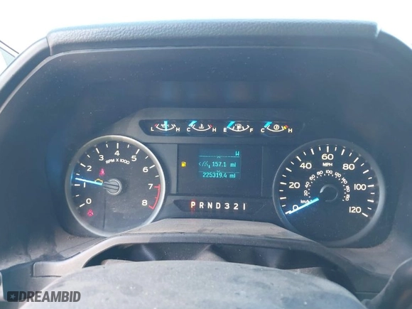 2017 Ford F-150 XL with VIN 1FTEW1C87HFA70423, listed as a IAAI auction lot 41906972 with 225,319 mi miles. Bid and sale history available at carsss.com. Image 7.