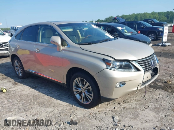 2013 Lexus RX 450h z VIN JTJZB1BA1D2006779, wystawiony jako IAAI lot #42564276 z przebiegiem 54 303 mil mil oraz . Historia ofert i sprzedaży dostępna na DreamBid. Obrazek 1.
