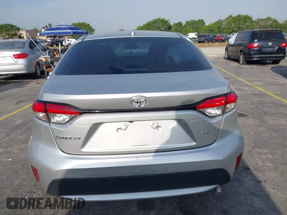 2020 Toyota Corolla LE with VIN 5YFEPRAE2LP099334, listed as a IAAI auction lot 41865895 with 185,215 mi miles. Bid and sale history available at carsss.com. Image 17.