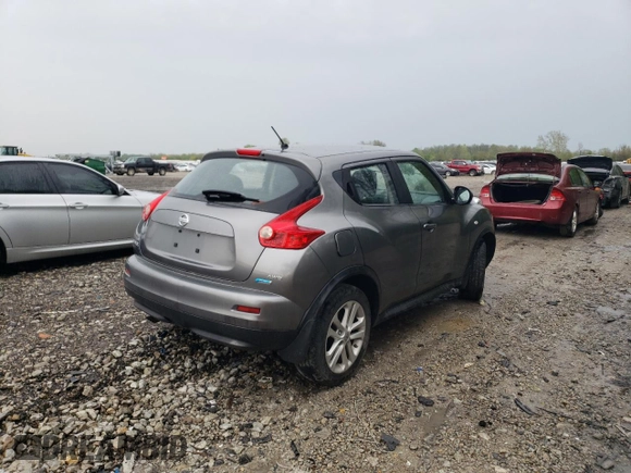 2014 Nissan Juke SL with VIN JN8AF5MV0ET480234, listed as a Copart auction lot 55171745 with 166,660 mi miles and Clean Title. Bid and sale history available at carsss.com. Image 3.