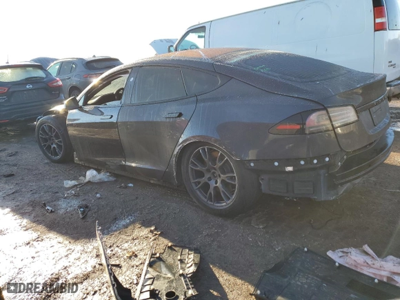 2024 Tesla Model S with VIN 5YJSA1E55RF534643, listed as a Copart auction lot 46422475 with 0 mi miles and Salvage Title. Bid and sale history available at carsss.com. Image 2.