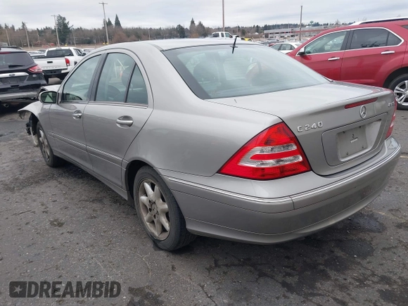 2005 Mercedes-Benz C 240 with VIN WDBRF81J25F609153, listed as a IAAI auction lot 41582984 with 148,546 mi miles and . Bid and sale history available at DreamBid. Image 3.