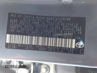 2025 Toyota Corolla LE z VIN 5YFB4MDEXSP241048, wystawiony jako IAAI lot #41710245 z przebiegiem 4 195 mil mil oraz . Historia ofert i sprzedaży dostępna na DreamBid. Obrazek 9.
