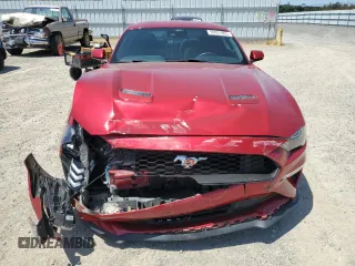 2021 Ford Mustang EcoBoost with VIN 1FA6P8TH7M5150076, listed as a Copart auction lot 59931865 with 27,455 mi miles and Salvage title. Bid and sale history available at DreamBid. Image 5.