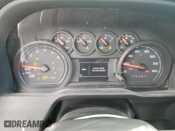 2024 Chevrolet Silverado 1500 Custom Trail Boss with VIN 3GCUDCED0RG322651, listed as a Copart auction lot 81002664 with 11,747 mi miles and Salvage Title. Bid and sale history available at carsss.com. Image 9.