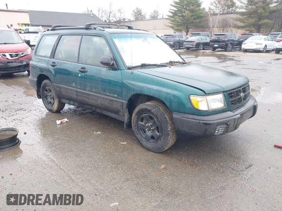 1998 Subaru Forester L with VIN JF1SF6352WH783758, listed as a IAAI auction lot 41971037 with 1 mi miles. Bid and sale history available at carsss.com. Image 1.