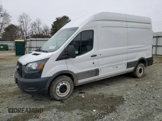 2023 Ford Transit Cargo with VIN 1FTBR1X87PKA66141, listed as a Copart auction lot 44143135 with 11,856 mi miles and Salvage Title. Bid and sale history available at DreamBid. Image 1.