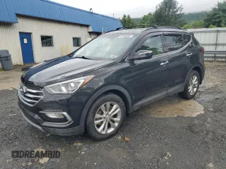 2018 Hyundai Santa Fe 2.0T with VIN 5NMZUDLA4JH082498, listed as a Copart auction lot 60323175 with 125,203 mi miles and Clean title. Bid and sale history available at DreamBid. Image 1.