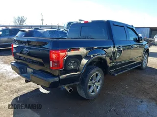 2018 Ford F-150 XL with VIN 1FTEW1E53JKD67060, listed as a IAAI auction lot 41612914 with 86,331 mi miles. Bid and sale history available at carsss.com. Image 4.