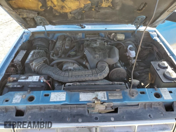 1992 Ford Ranger with VIN 1FTCR14X9NPA40821, listed as a Copart auction lot 53083745 with 63,198 mi miles and Salvage title. Bid and sale history available at DreamBid. Image 12.