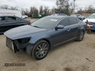 2015 Kia Cadenza Premium with VIN KNALN4D73F5178765, listed as a Copart auction lot 80656994 with 127,085 mi miles and Salvage Title. Bid and sale history available at carsss.com. Image 1.