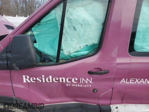 2019 Ford Transit Passenger XL with VIN 1FBAX2CM5KKA96715, listed as a Copart auction lot 88781385 with 71,764 mi miles and Salvage Title. Bid and sale history available at carsss.com. Image 7.
