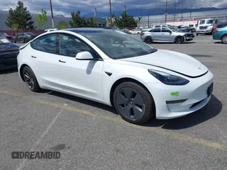 2023 Tesla Model 3 with VIN 5YJ3E1EA5PF502066, listed as a IAAI auction lot 41934960 with 17,926 mi miles and . Bid and sale history available at carsss.com. Image 1.