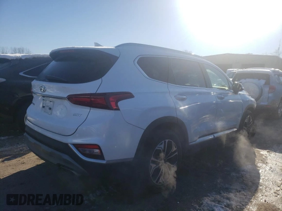 2019 Hyundai Santa Fe Limited with VIN 5NMS53AA3KH107209, listed as a Copart auction lot 70795322 with 28,978 mi miles. Bid and sale history available at carsss.com. Image 3.
