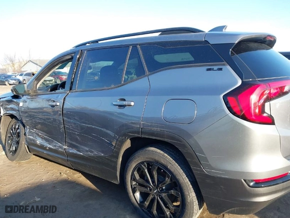 2020 GMC Terrain SLE with VIN 3GKALMEV3LL201149, listed as a IAAI auction lot 41754413 with 107,795 mi miles. Bid and sale history available at carsss.com. Image 14.