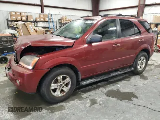 2005 Kia Sorento LX with VIN KNDJD733255391380, listed as a Copart auction lot 44764535 with 129,652 mi miles and Salvage Title. Bid and sale history available at carsss.com. Image 1.