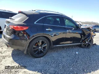 2013 Infiniti FX with VIN JN8CS1MU5DM142289, listed as a Copart auction lot 47363945 with Not provided miles and Salvage title. Bid and sale history available at DreamBid. Image 3.