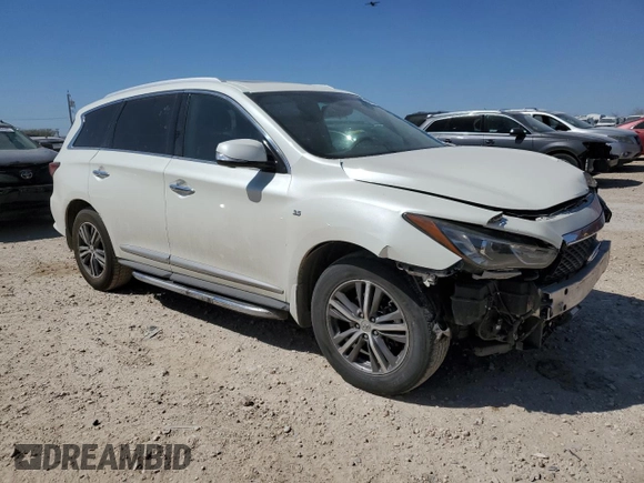 2017 Infiniti QX60 with VIN 5N1DL0MM1HC521627, listed as a Copart auction lot 48696865 with 122,309 mi miles and Salvage Title. Bid and sale history available at carsss.com. Image 4.