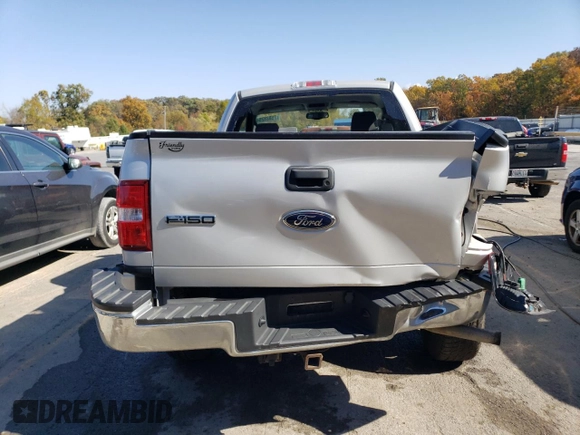 2005 Ford F-150 XLT with VIN 1FTRF04525KE67914, listed as a Copart auction lot 76828284 with 125,876 mi miles and Salvage Title. Bid and sale history available at carsss.com. Image 6.