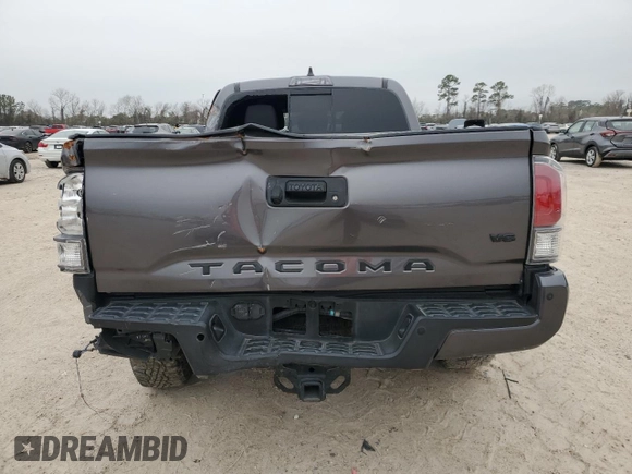 2021 Toyota Tacoma 4WD SR5 with VIN 5TFDZ5BN8MX062787, listed as a Copart auction lot 44987135 with 59,351 mi miles and Salvage Title. Bid and sale history available at carsss.com. Image 6.