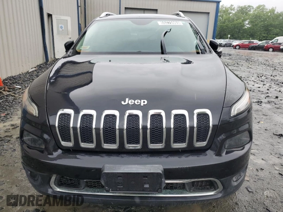 2014 Jeep Cherokee Limited with VIN 1C4PJMDS0EW215591, listed as a Copart auction lot 55275965 with 127,782 mi miles and Clean title. Bid and sale history available at DreamBid. Image 5.