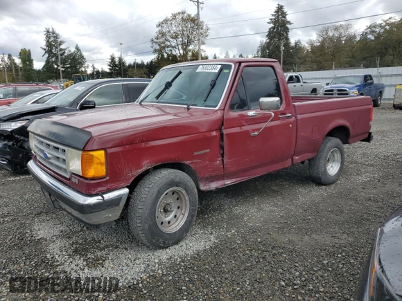 1990 Ford F-150 with VIN 1FTDF15Y3LPA96285, listed as a Copart auction lot 76302384 with 40,713 mi miles and Salvage Title. Bid and sale history available at carsss.com. Image 1.