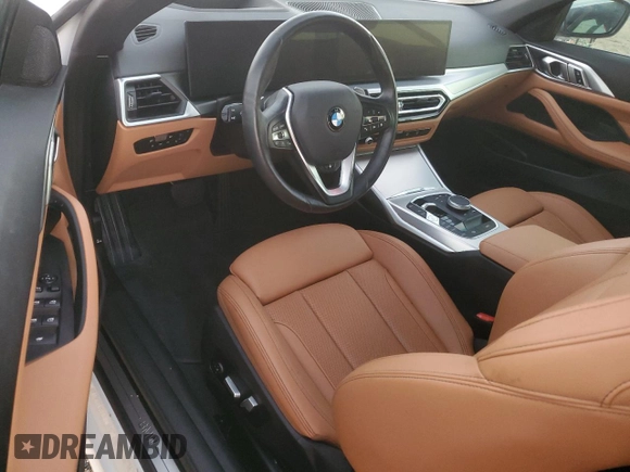 2024 BMW 4 Series 430i with VIN WBA23AT04RCP28351, listed as a Copart auction lot 83340604 with Not provided miles and Salvage title. Bid and sale history available at DreamBid. Image 8.