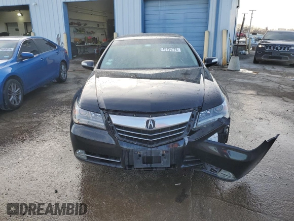 2011 Acura RL Technology with VIN JH4KB2F68BC000497, listed as a Copart auction lot 43734775 with 165,020 mi miles and Salvage Title. Bid and sale history available at DreamBid. Image 5.
