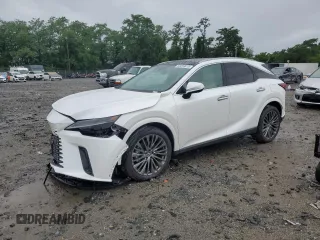2025 Lexus RX 350h с VIN 2T2BBMCA6SC076955, выставлен на аукционе Copart как лот 63269815 с пробегом Не указан миль и Списание • Salvage title. История ставок и продаж доступна на DreamBid. Изображение 1.