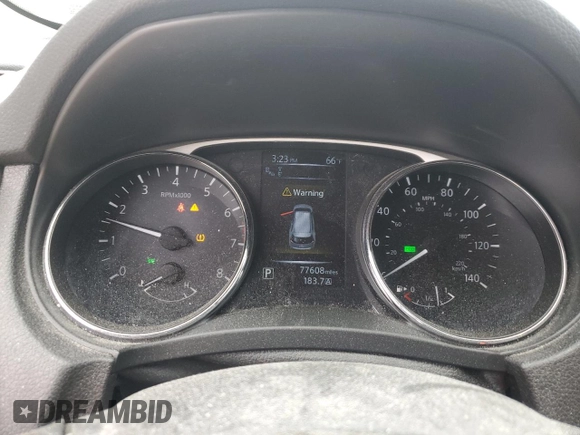 2016 Nissan Rogue SL with VIN 5N1AT2MT5GC794414, listed as a Copart auction lot 52225645 with 77,608 mi miles and Salvage Title. Bid and sale history available at carsss.com. Image 9.
