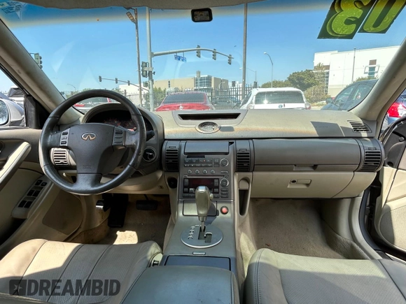 2003 Infiniti G35 w/Leather with VIN JNKCV51E73M000353, listed as a Copart auction lot 73202104 with 240,207 mi miles and Clean Title. Bid and sale history available at DreamBid. Image 9.