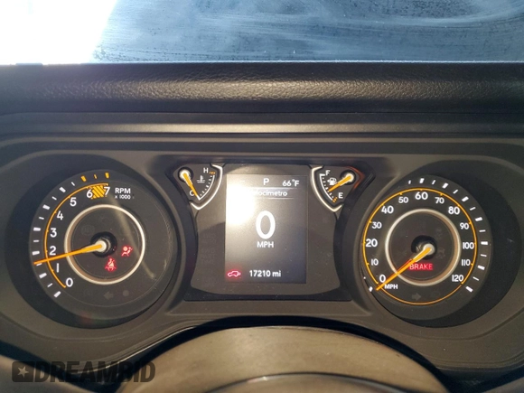 2024 Jeep Wrangler Sport S with VIN 1C4PJXDN3RW107256, listed as a Copart auction lot 43583095 with 17,210 mi miles and Salvage title. Bid and sale history available at DreamBid. Image 9.