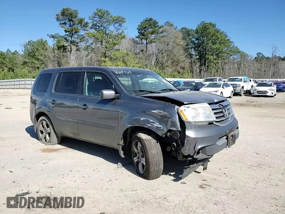 2012 Honda Pilot EX-L with VIN 5FNYF4H64CB035969, listed as a Copart auction lot 47295355 with 0 mi miles and Salvage Title. Bid and sale history available at carsss.com. Image 12.