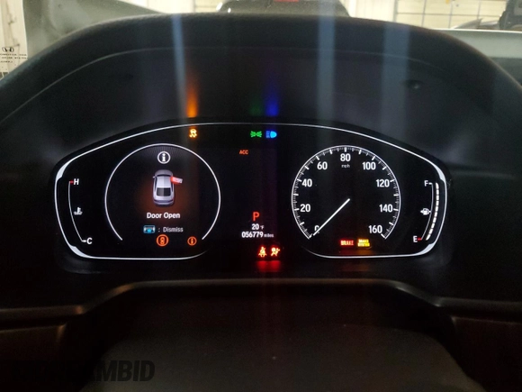 2020 Honda Accord Touring z VIN 1HGCV2F91LA006809, wystawiony jako Copart lot #58009285 z przebiegiem 56 779 mil mil oraz Szkoda całkowita • Salvage title. Historia ofert i sprzedaży dostępna na DreamBid. Obrazek 9.