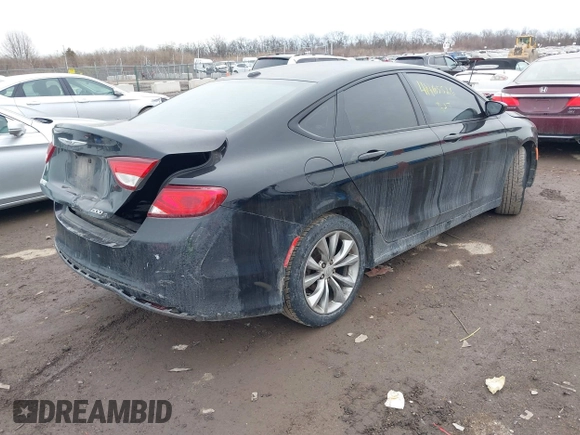 2016 Chrysler 200 S with VIN 1C3CCCBG6GN118068, listed as a IAAI auction lot 41465526 with 114,499 mi miles. Bid and sale history available at carsss.com. Image 4.