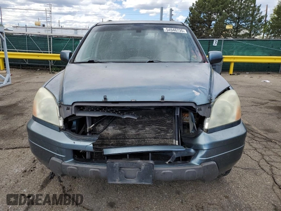 2005 Honda Pilot EX-L z VIN 5FNYF18585B061659, wystawiony jako Copart lot #54946735 z przebiegiem 263 582 mil mil oraz Szkoda całkowita • Salvage title. Historia ofert i sprzedaży dostępna na DreamBid. Obrazek 5.