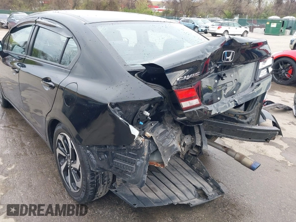 2015 Honda Civic Sedan LX with VIN 19XFB2F55FE032171, listed as a IAAI auction lot 41998655 with 116,857 mi miles. Bid and sale history available at carsss.com. Image 21.