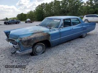 1967 Cadillac DeVille z VIN L7112679, wystawiony jako Copart lot #67846944 z przebiegiem Nie podano mil oraz Szkoda całkowita • Salvage title. Historia ofert i sprzedaży dostępna na DreamBid. Obrazek 1.
