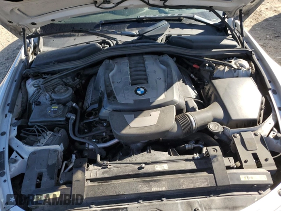 2008 BMW 6 Series 650i with VIN WBAEB53538CX62587, listed as a Copart auction lot 84802284 with 83,838 mi miles and Clean Title. Bid and sale history available at carsss.com. Image 11.