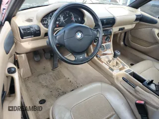 2000 BMW Z3 2.8L with VIN 4USCH3346YLF43480, listed as a Copart auction lot 81309814 with 137,361 mi miles and Salvage Title. Bid and sale history available at carsss.com. Image 8.