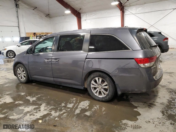 2016 Honda Odyssey EX-L with VIN 5FNRL5H65GB025783, listed as a Copart auction lot 44261675 with 109,670 mi miles and Salvage Title. Bid and sale history available at carsss.com. Image 2.